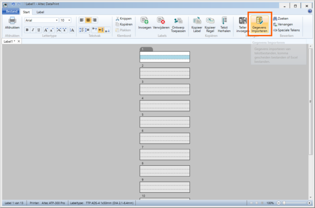 [DataPrint] | Hoe importeer ik een Excel- of CSV-bestand? - ALTEC ...